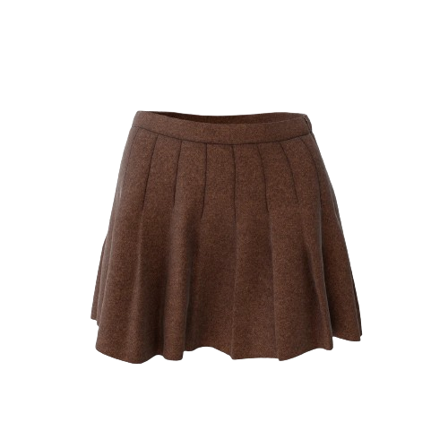 brown skirt Women Comfortable Skirt